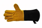 & Premium Leather Bbq Gloves, Heat Fire Resistant, Suede Finish Overall. Fixed Price $21.12.