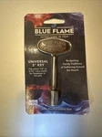 Blue Flame Silver Antique Brass Zinc 3"GAS Valve Key 1/4" & 5/16" Stem. Fixed Price $12.00.