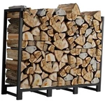 Koutemie 4FT Outdoor Firewood Rack Holder For Fireplace Storage,. Fixed Price $81.70.