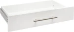 Modern Pure White Wood Closet Drawer Accessory, 25"X5" For Storage. Fixed Price $142.99.
