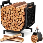 Hihaduum Firewood Rack Outdoor Indoor - Holder With Canvas Log Carri.... Fixed Price $50.78.