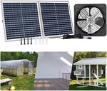 25W Solar Powered Attic Ventilator Gable Roof Fan With 30W Foldable Panel. Fixed Price $69.99.