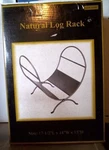 Metal Natural Log Rack 265405, Free Shippng. Fixed Price $56.00.