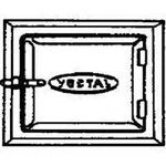 Vestal ST-88 Cleanout Door, In W, H, Galvanized Steel. Fixed Price $32.17.