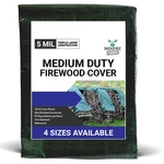 Pile Tarp 4X18 Firewood Rack Cover Water Resistant 5 Mil Medium Duty. Fixed Price $24.99.