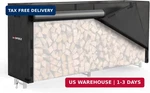 Mofeez 8FT Firewood Log Rack Cover Outdoor, Waterproof Weather Resistant Solid 6. Fixed Price $53.11.