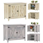 Outsunny Wood Outdoor Storage Cabinet Potting Shed With Shelf. Fixed Price $119.99.