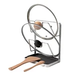 Xcck 304 Stainless Steel Pot Lid Holder While Cooking, Regular, Silver. Fixed Price $34.52.