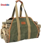 Firewood Carrier Bag Heavy Duty Waxed Canvas Log Tote For. Fixed Price $37.32.