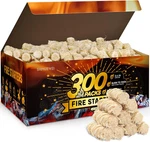 300 Pcs - Natural Starters For Fireplace, Pellet Stove & Wood,. Fixed Price $79.67.
