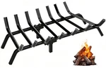 Fireplace Grate 30 Inch Heavy Duty Log Holder, 1/2" Solid Steel Bar.... Fixed Price $75.12.
