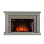 Ledgestone Electric Fireplace With Stacked Faux. Fixed Price $1056.52.