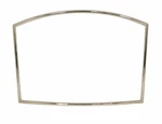 Quadra-fire Santa Fe Bright Nickel Door Trim Dt-sf-nb, Final Inventory, 75% Off!. Fixed Price $69.99.