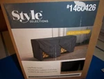New Style Selections Polyester Firewood Cover Black 1460426 Free Shipping. Fixed Price $38.40.