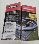 Universal Natural Gas Grill Conversions Kit 1008106712 10FT Hose Brass Coupler. Fixed Price $34.99.
