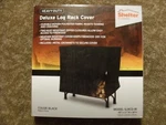 Shelter Deluxe Black Heavy Duty Log Rack Cover 48" 21" 38" - New. Fixed Price $20.00.