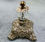 Vintage Door Stop/lamp Base/decoration Heavy Brass Cut Glass Ornate Decorative. Fixed Price $17.99.