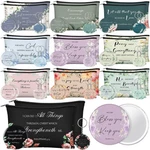 60 Pcs Christian Gifts For Women Religious Include 20 Canvas Makeup Bag.... Fixed Price $45.49.