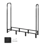 Firewood Rack With Waterproof Cover, Ft Outdoor Holder, 1/4 Cord Stor. Fixed Price $74.07.
