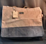Nwt Barebones Neelum Firewood Tote Heavy Canvas Handles Shoulder Strap Pocket. Fixed Price $60.00.