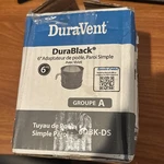 Duravent 6DBK-DS 6'' Steel Single Wall Air Insulated Damper Section. Fixed Price $25.49.