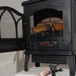 Durable 3D Black Infrared Fireplace Stove DFI-470-04. Fixed Price $119.99.
