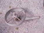 Universal Implement Plow 4 Spoke Steel Wheel W/ Depth Gauge Mounting Bracket Jd. Fixed Price $229.79.