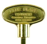 Blue Flame Brass Polished Zinc Gas Valve Key. Fixed Price $40.99.