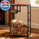 Yohsnor Indoor Firewood Rack - 23 X 39 Inches Durable Holder For. Fixed Price $132.98.