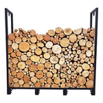 Firewood Rack Stand Outdoor Indoor 4FT Heavy Duty Logs Holder For Fireplace. Fixed Price $83.74.