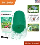 Extra Strong 7.5FT 65FT Garden Net With Zip Ties - Versatile Plant Protector. Fixed Price $55.07.