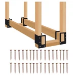 Zhitaoxun 4 Pack Firewood Log Storage Bracket,indoor Outdoor Adjustable .... Fixed Price $26.17.