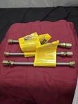 Duratrac 260018 Flexible Yellow Gas CONNECTOR-1/4" Id 10"--LOT Of 3 Connectors. Fixed Price $24.99.