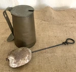 Vintage Brass Fire Starter W/ Wrought Iron Pumice Cape Cod Shop. Fixed Price $39.50.