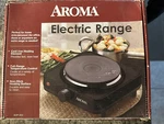 Aroma Electric Range Single Burner Cast Iron Element Black Ahp 303 Vintage Usa. Fixed Price $14.99.
