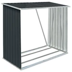 Firewood Rack Log Storage Holder Stand With Roof Galvanized Steel 64.2" Vidaxl. Fixed Price $137.99.