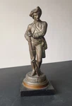 Antique Mitchell, Vance & Co. 'minuteman' Gas Light Figurine. Fixed Price $80.00.