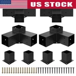 Metal Kits Slanted Roof Bracket Set For Gazebos Patio Pergolas Log Cabin. Fixed Price $137.27.