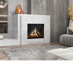 Dimplex Faber Marix Single Side Front Facing Fireplace, Lp, FMG3326F-LP. Fixed Price $10239.99.