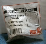 Sioux Chief Log Lighter Flange, Polished Brass (948-PPK2) Fs. Fixed Price $10.00.