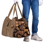 Firewood Carrier, Waxed Canvas Bag, Heavy Duty Tote For Logs, Carryi.... Fixed Price $31.05.