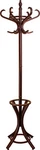 8000 Floor Standing Hat Coat Rack With Umbrella Stand, Wood Brown Pa.... Fixed Price $68.27.