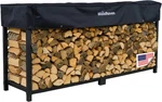 8-FOOT Firewood Rack American Brand 1/2 Cord Raised Lumber Storage Ke. Fixed Price $445.99.