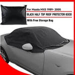 Black Soft Top Roof Cover Half For Mazda Miata MX5 MX-5 MK1 MK2 1989-2005. Fixed Price $39.99.
