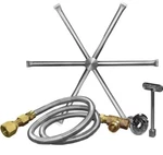 Firegear Outdoors 16" Match Light Gas Pit Burning Spur Kit. Fixed Price $125.00.