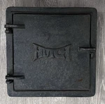 Vintage Hutch Cast Iron Fireplace Chimney Cleanout Door Brazil 8X8. Fixed Price $75.00.