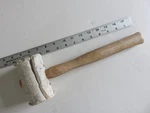 Raw Hide Mallet - 13 In. Wooden Handle 4 X 1/2 Head..preowned.... Fixed Price $29.95.