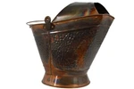 Pellethead Stove, Fireplace Distressed Brass Coal Hod Scuttle Bucket Pail. Fixed Price $54.95.