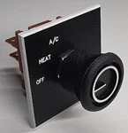 Glaval Bus A/c Heat Rotary Switch Indak Position W/ Knob And Plate 30202420A. Fixed Price $19.99.