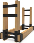 Balie Space Outdoor Firewood Brackets Kit 2X4 Holder, Matte Black. Fixed Price $42.99.